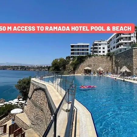 Big Jacuzzi • Sea View • Pool Access 50m דירה *